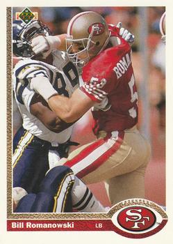 Bill Romanowski San Francisco 49ers 1991 Upper Deck NFL #576